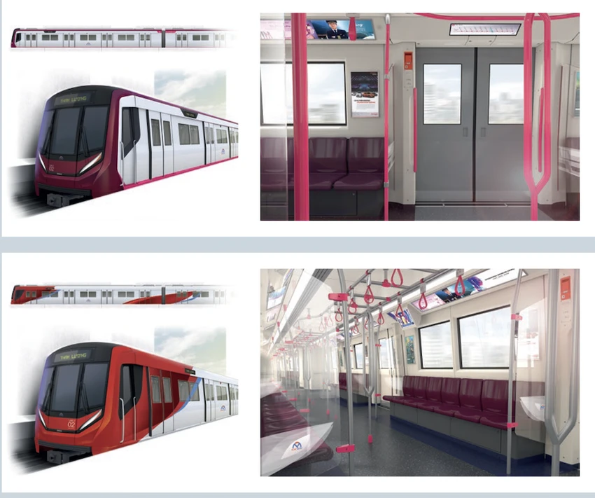 Mô phỏng tuyến tàu metro số 2. Mô phỏng tuyến tàu metro số 2.