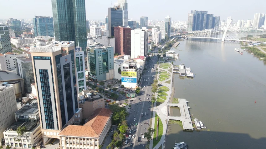 Khu vực bến Bạch Đằng sẽ tiếp nhận tàu có sức chứa dưới 75 hành khách, cho phép tàu nhà hàng hoạt động từ 18 giờ - 21 giờ. Ảnh: Nguyễn Tiến