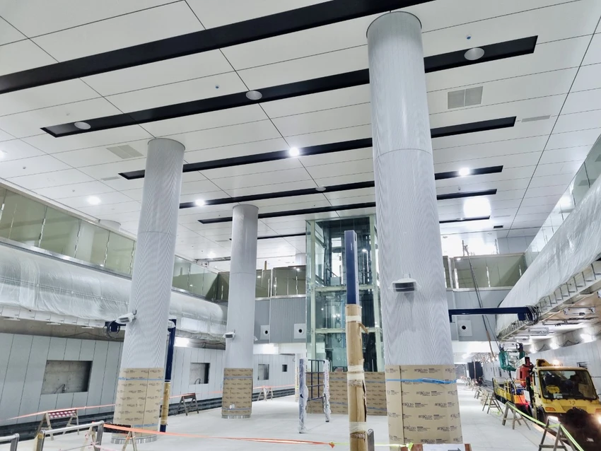 Đến nay, toàn tuyến metro số 1 đã đạt hơn 95%, dự kiến chạy thử toàn tuyến trong năm 2023. Ảnh: MAUR