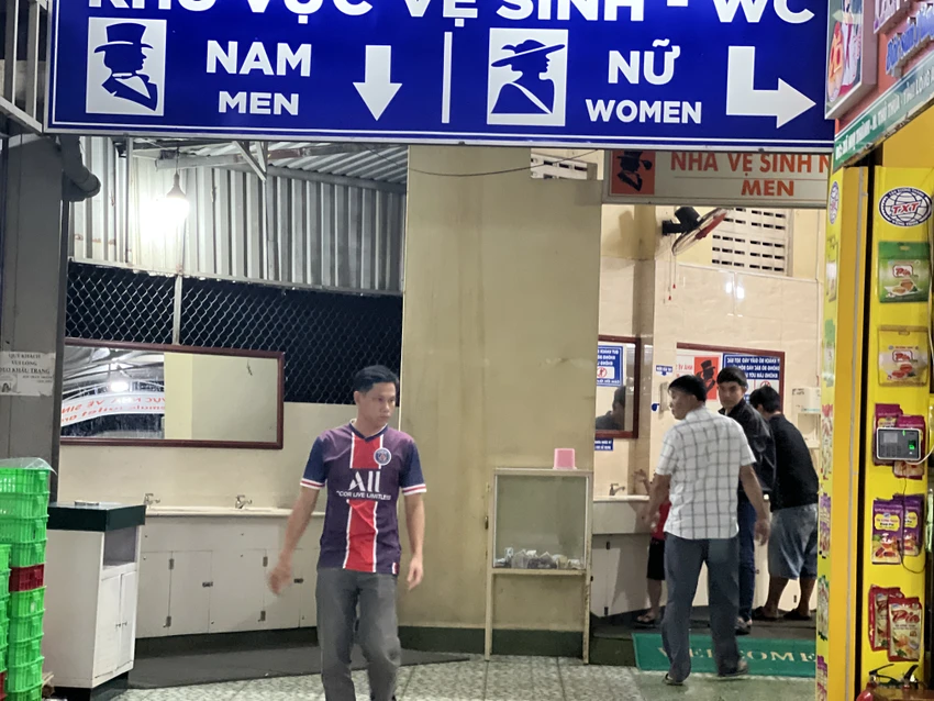 Trạm vệ sinh Châu Thành còn nhiều hạn chế. Ảnh: CTV