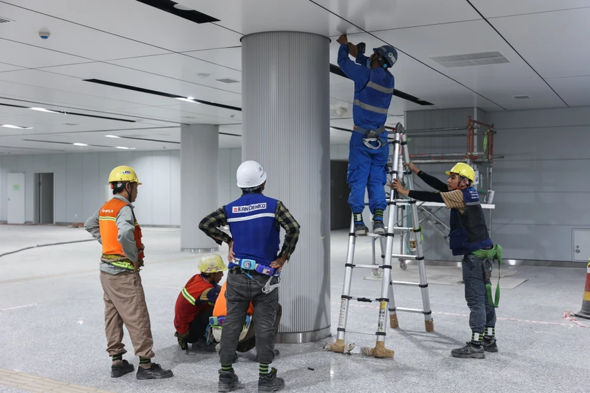 Các công tác hoàn thiện kiến trúc cũng đã hoàn thiện. Ảnh: MAUR