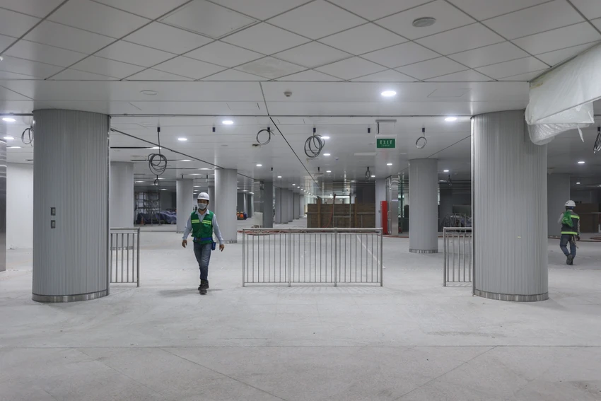 Dự kiến cuối năm 2023 sẽ chạy thử nghiệm toàn tuyến tàu metro số 1. Ảnh: MAUR