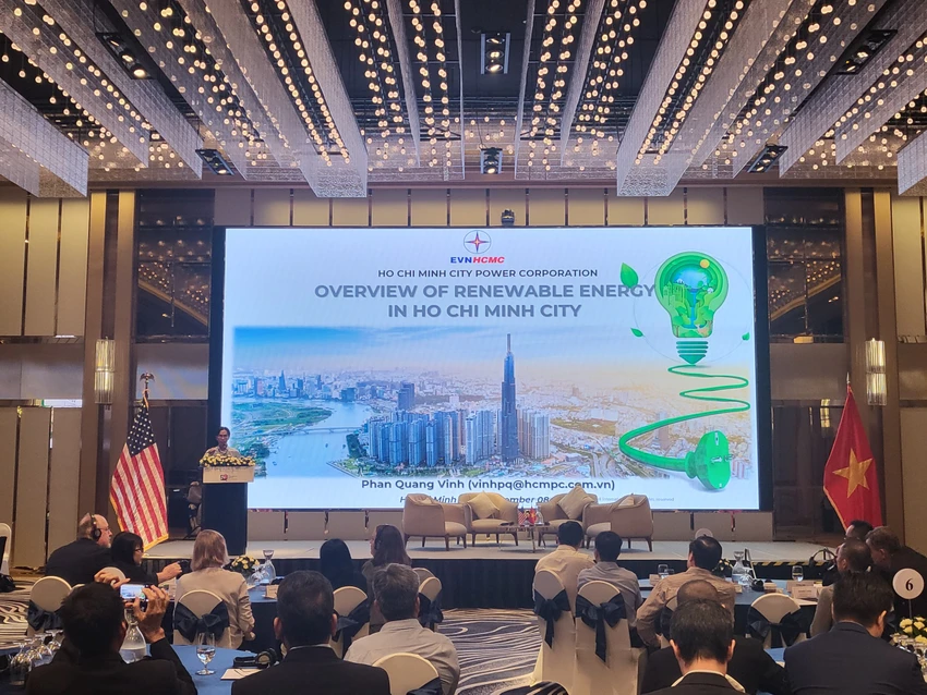 TP.HCM kỳ vọng đạt 1.500 MW điện mặt trời mái nhà vào năm 2030. Ảnh: Lãnh sự quán Mỹ TP.HCM kỳ vọng đạt 1.500 MW điện mặt trời mái nhà vào năm 2030. Ảnh: Lãnh sự quán Mỹ