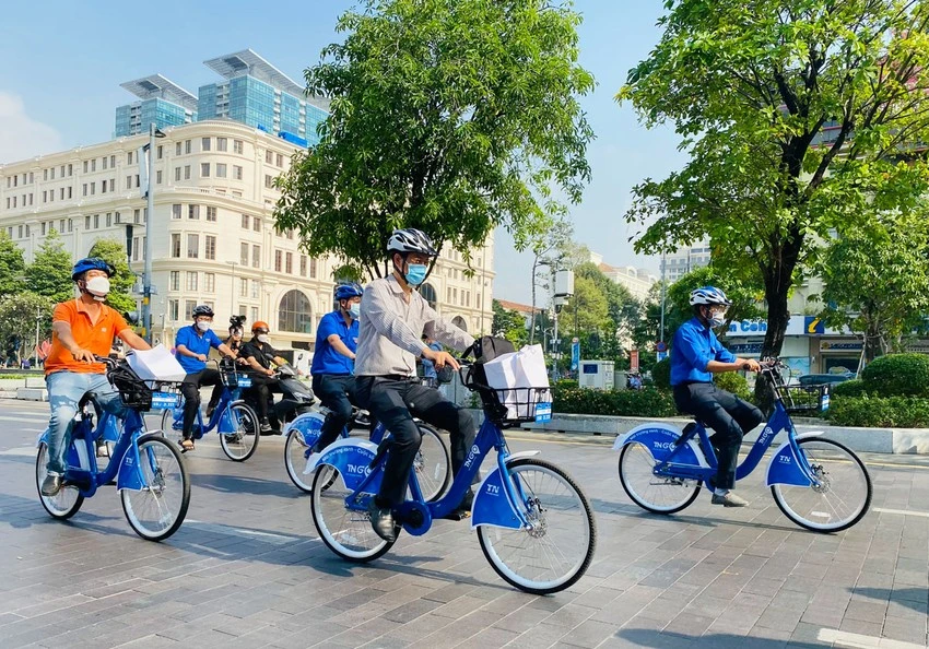 xe đạp công cộng ở TP.HCM