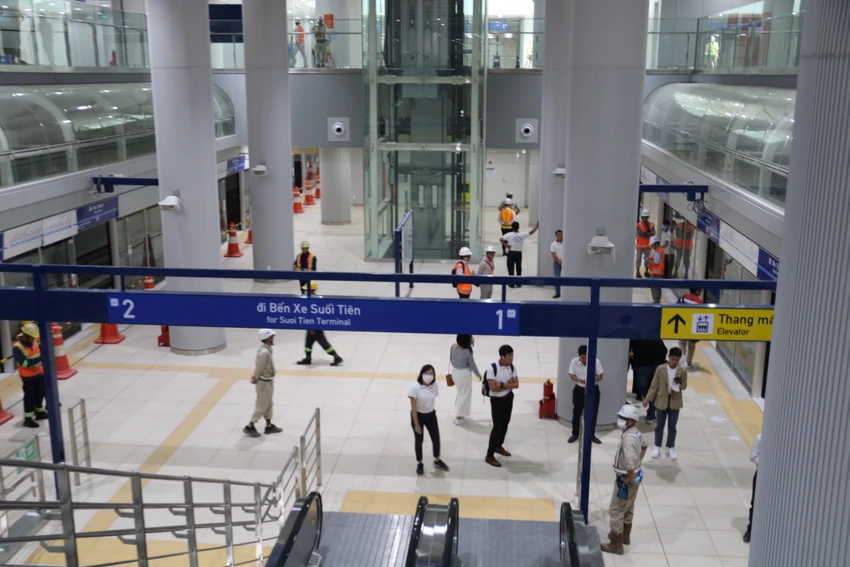 chạy thử metro số 1