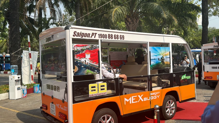 xe điện ở trung tâm TP.HCM