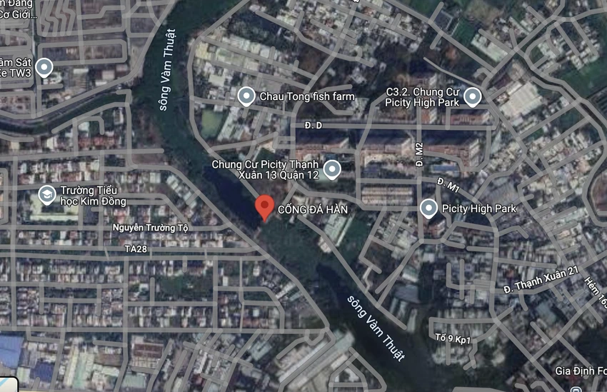 xây dựng cầu Đá Hàn, quận 12
