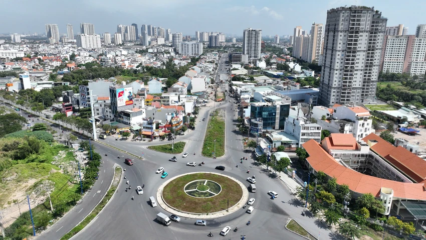 Sau nhiều năm chờ mặt bằng, đường Lương Định Của sẽ hoàn thành một phần vào 2024