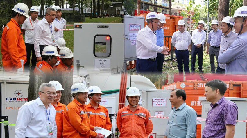 EVNHCMC hoàn thành xuất sắc nhiệm vụ đảm bảo điện cho 'Ngày hội non sông'
