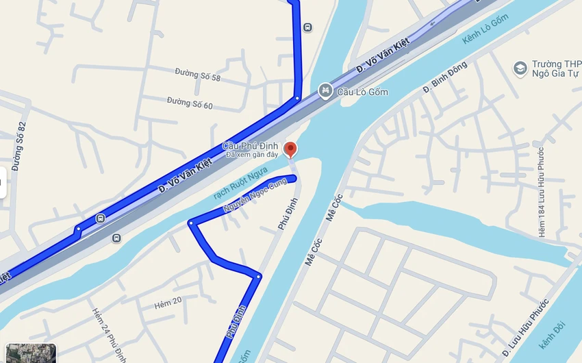 TP.HCM mở rộng cầu Phú Định, quận 6