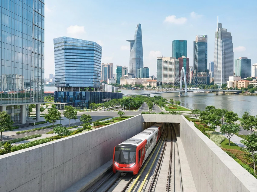 metro-so-2-plo.jpgTuyến metro số 2 (Bến Thành - Thủ Thiêm) có ý nghĩa quan trọng trong việc kết nối sân bay Long Thành và sân bay Tân Sơn Nhất