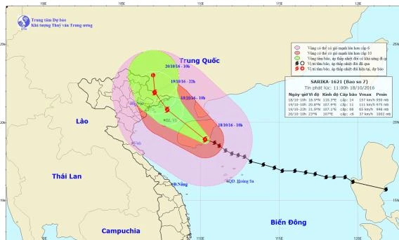 Bão số 7 gió giật cấp 8-9 ở khu vực đảo Bạch Long Vĩ ảnh 1