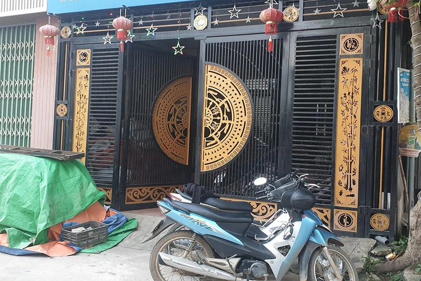 Ngôi nhà nơi Triệu Quân Sự bị lực lượng bắt. Ảnh: ĐẶNG TRUNG Ngôi nhà nơi Triệu Quân Sự bị lực lượng bắt. Ảnh: ĐẶNG TRUNG