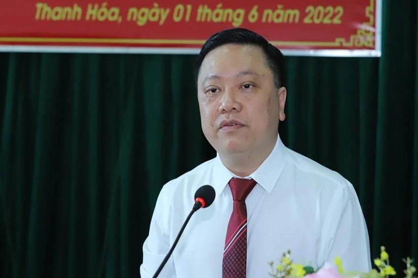 Ông Mai Như Thắng phát biểu khi được bổ nhiệm giữ chức Giám đốc Sở TN&MT. Ảnh: M.H Ông Mai Như Thắng phát biểu khi được bổ nhiệm giữ chức Giám đốc Sở TN&MT. Ảnh: M.H