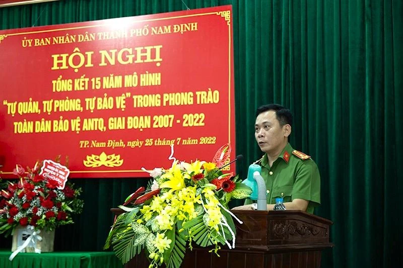 Thượng tá Đặng Đức Hảo, Trưởng Công an TP Nam Định. Ảnh: BNĐ Thượng tá Đặng Đức Hảo, Trưởng Công an TP Nam Định tử vong