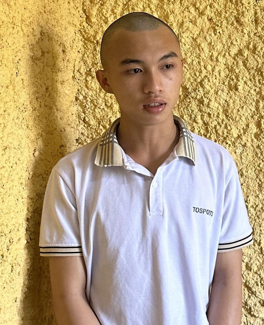 Lê Văn Quân bị công an bắt giữ. Ảnh: CA Lê Văn Quân bị công an bắt giữ. Ảnh: CA