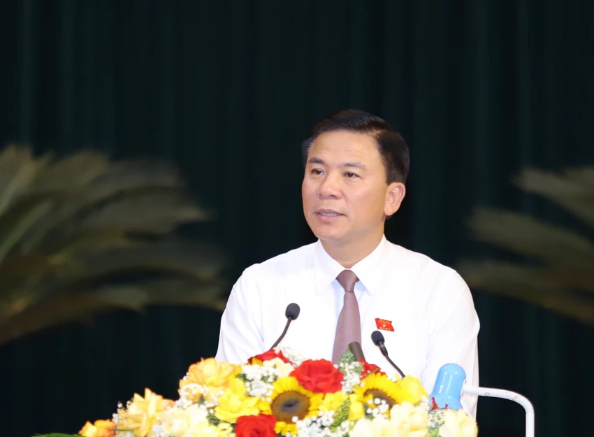 Bí thư Tỉnh ủy, Chủ tịch HĐND tỉnh Thanh Hóa ông Đỗ Trọng Hưng Khai mạc Kỳ họp thứ 14, HĐND tỉnh Thanh Hóa. Ảnh: ĐT Bí thư Tỉnh ủy, Chủ tịch HĐND tỉnh Thanh Hóa ông Đỗ Trọng Hưng Khai mạc Kỳ họp thứ 14, HĐND tỉnh Thanh Hóa. Ảnh: ĐT
