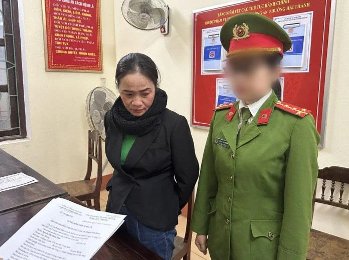 Bà Thảo bị khởi tố về hành vi trốn thuế. Ảnh: CA Bà Thảo bị khởi tố về hành vi trốn thuế. Ảnh: CA