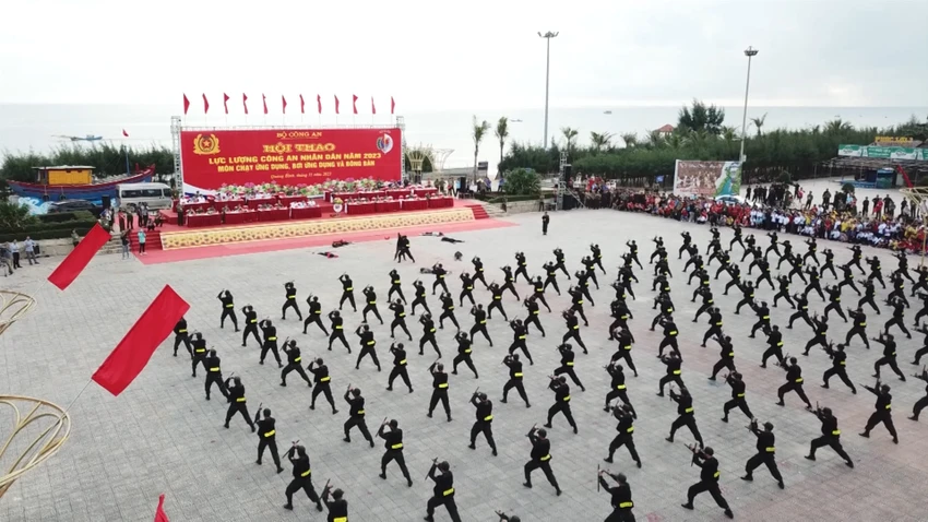 Hơn 1.200 vận động viên tham gia Hội thao lực lượng CAND
