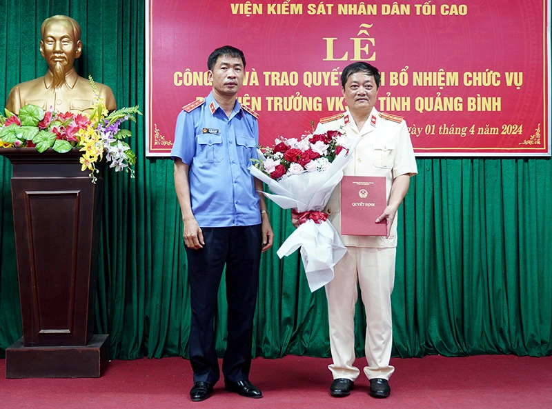 Quảng Bình có tân Viện phó VKSND tỉnh