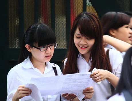Thí sinh dự thi tốt nghiệp năm 2014!