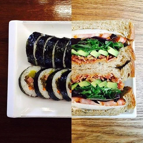 Độc đáo bộ ảnh “Half & Half' của cặp đôi yêu xa ảnh 6 Độc đáo bộ ảnh “Half & Half' của cặp đôi yêu xa ảnh 6