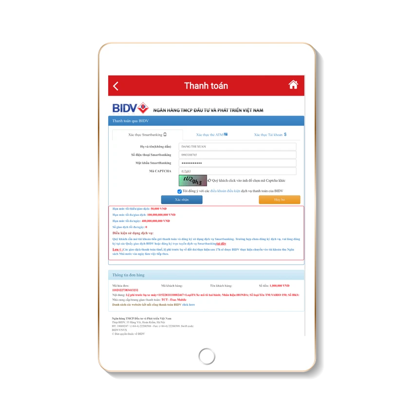 BIDV và Tổng cục Thuế triển khai dịch vụ nộp thuế qua eTax Mobile ảnh 5 BIDV và Tổng cục Thuế triển khai dịch vụ nộp thuế qua eTax Mobile ảnh 5