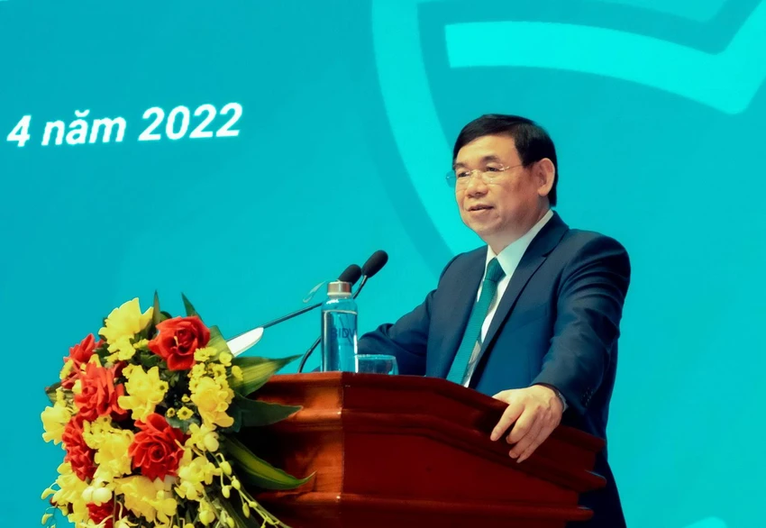 Ông Phan Đức Tú - Chủ tịch HĐQT BIDV phát biểu tại Đại hội. Ông Phan Đức Tú - Chủ tịch HĐQT BIDV phát biểu tại Đại hội.
