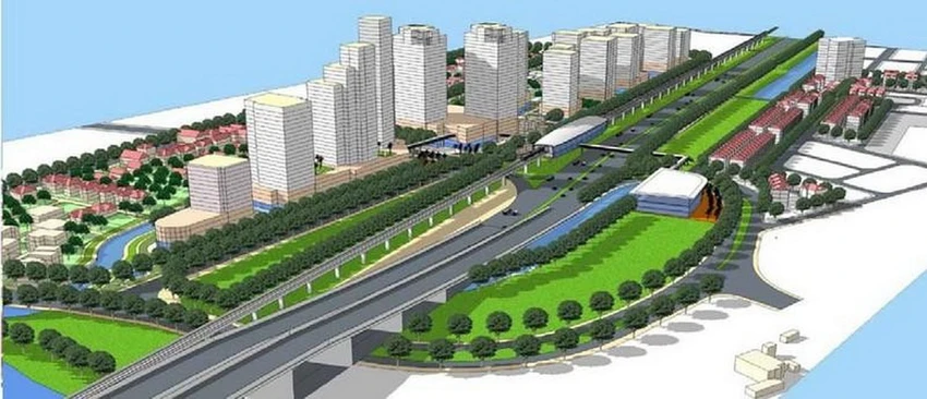 Phối cảnh khu đô thị Phước Long.