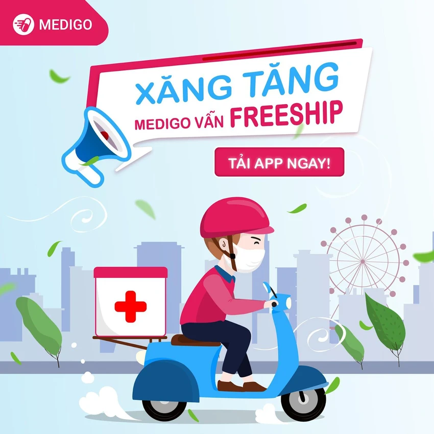 Medigo Freeship lên đến 40k cho người mới Medigo Freeship lên đến 40k cho người mới