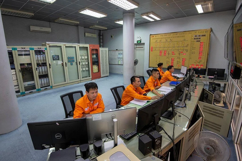 Phòng điều khiển trung tâm, Nhà máy Thủy điện Bản Vẽ.