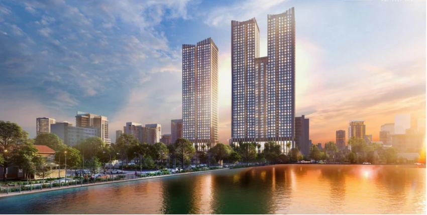 Phối cảnh không gian xanh mát gần hồ và tầm view 360 độ tại dự án Grand Sunlake. Ảnh: Grand Sunlake Phối cảnh không gian xanh mát gần hồ và tầm view 360 độ tại dự án Grand Sunlake. Ảnh: Grand Sunlake