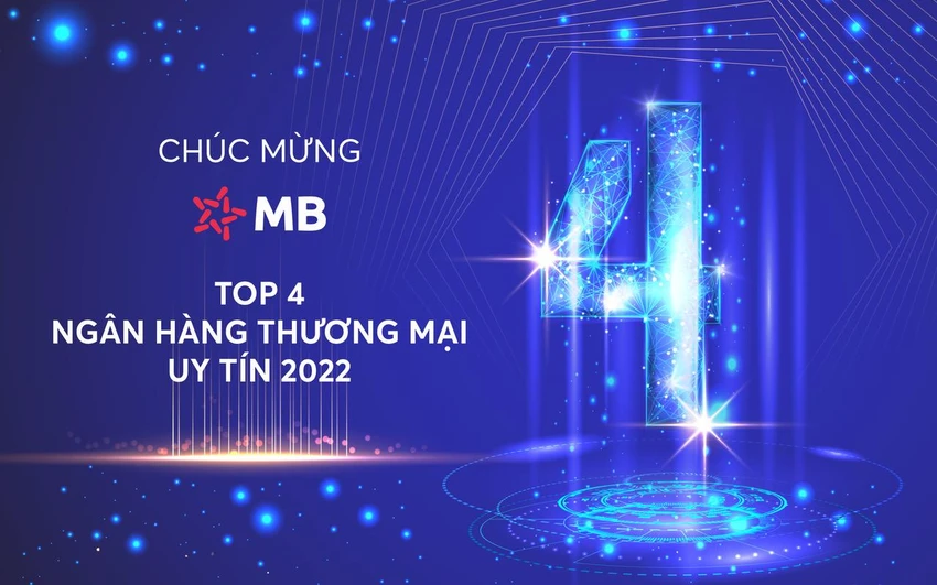 MB tiếp tục góp mặt trong Top 4 ngân hàng thương mại uy tín Việt Nam 2022 MB tiếp tục góp mặt trong Top 4 ngân hàng thương mại uy tín Việt Nam 2022