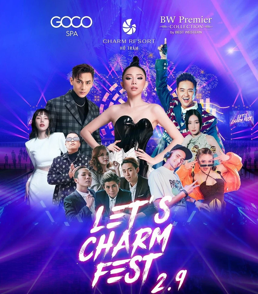 Dàn sao nổi tiếng hứa hẹn sẽ “đốt cháy” sân khấu Let’s Charm Fest 2022 Dàn sao nổi tiếng hứa hẹn sẽ “đốt cháy” sân khấu Let’s Charm Fest 2022