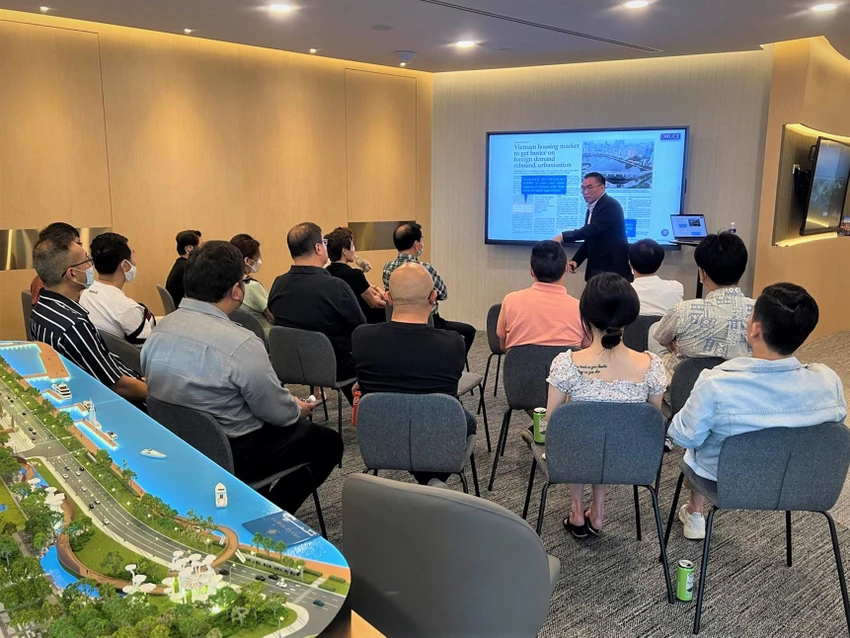 Nhiều nhà đầu tư Singapore quan tâm dự án bất động sản hàng hiệu tại Việt Nam. Ảnh: Masterise Homes Nhiều nhà đầu tư Singapore quan tâm dự án bất động sản hàng hiệu tại Việt Nam. Ảnh: Masterise Homes
