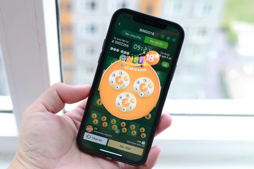 Kết quả một kỳ quay Bingo18. Kết quả một kỳ quay Bingo18.
