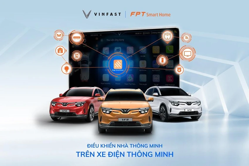 VinFast VF 8 và FPT Smart Home đem lại trải nghiệm điều khiển nhà thông minh chưa từng có ở Việt Nam VinFast VF 8 và FPT Smart Home đem lại trải nghiệm điều khiển nhà thông minh chưa từng có ở Việt Nam