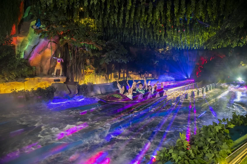 Tata dark ride – Trò chơi Thuyền nước trong nhà tối đầu tiên tại Việt Nam Tata dark ride – Trò chơi Thuyền nước trong nhà tối đầu tiên tại Việt Nam