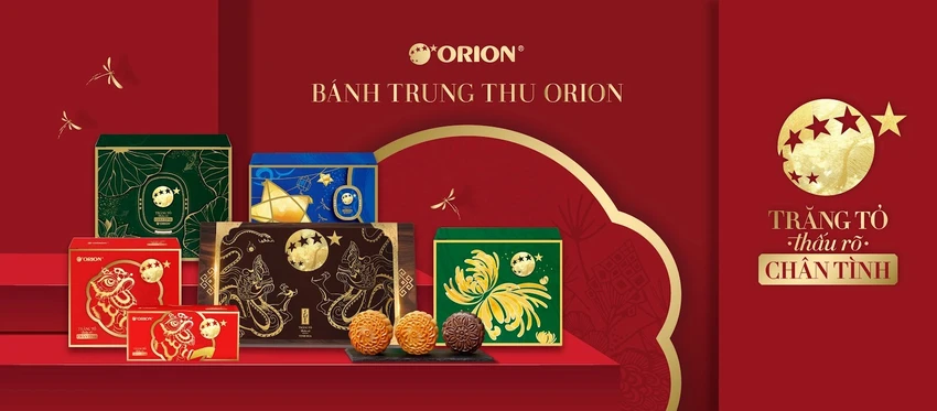Bộ sưu tập bánh Trung thu 2023 từ thương hiệu Orion Bộ sưu tập bánh Trung thu 2023 từ thương hiệu Orion