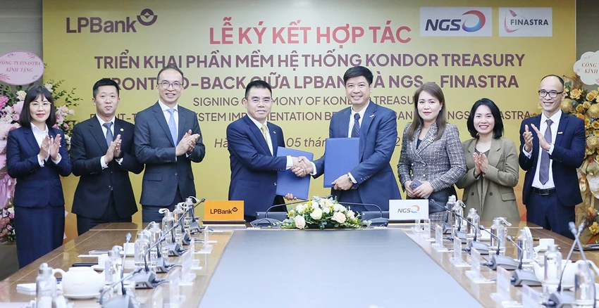 LPBANK ký kết hợp tác với NGS và Finastra triển khai phần mềm hệ thống Kondor Treasury Front-to-Back