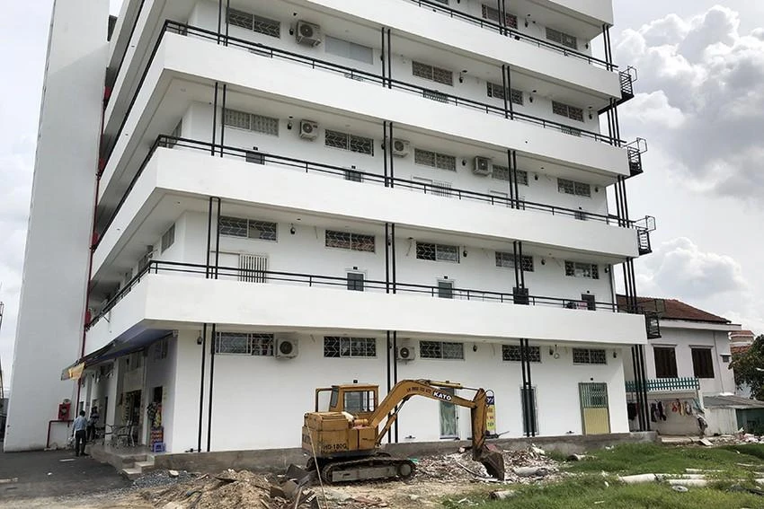 Một kiểu nhà ở riêng lẻ gắn mác chung cư mini trên địa bàn TP Thủ Đức. Ảnh minh họa: Q.H