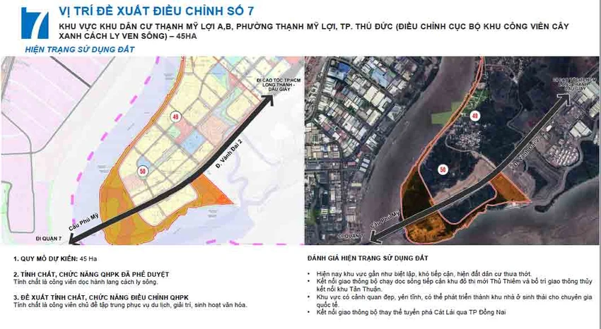 Cuối cùng là khu dân cư Thạnh Mỹ Lợi A, B, TP Thủ Đức (45 ha). Cuối cùng là khu dân cư Thạnh Mỹ Lợi A, B, TP Thủ Đức (45 ha).