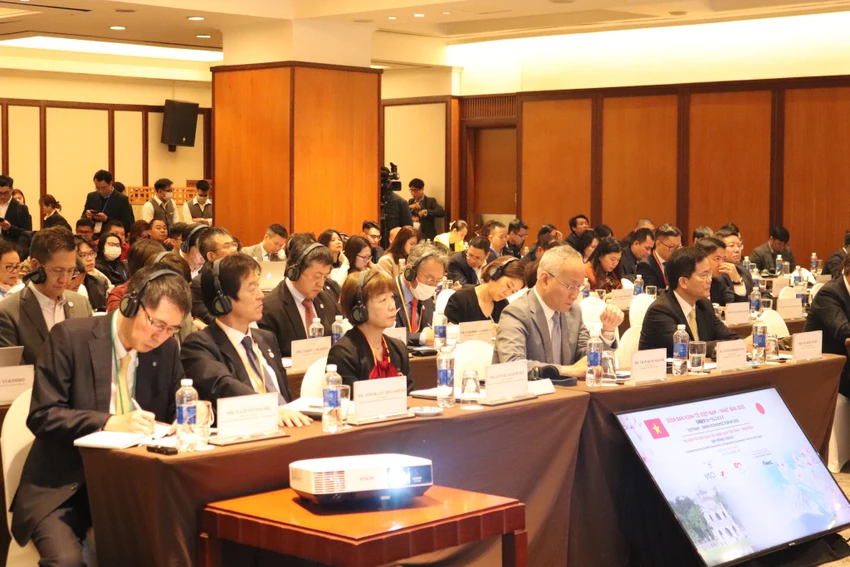 Tại diễn đàn, đại diện các cơ quan Trung ương và địa phương, chuyên gia kinh tế và các doanh nghiệp sẽ thảo luận, chia sẻ những mô hình mới, sáng kiến mới trong hợp tác kinh tế Việt - Nhật. Ảnh: MINH TRÚC Tại diễn đàn, đại diện các cơ quan Trung ương và địa phương, chuyên gia kinh tế và các doanh nghiệp sẽ thảo luận, chia sẻ những mô hình mới, sáng kiến mới trong hợp tác kinh tế Việt - Nhật. Ảnh: MINH TRÚC