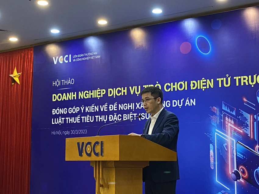 Ông Đậu Anh Tuấn, Phó Tổng thư ký VCCI cho rằng cần đánh giá nhiều chiều trước khi đánh thuế. ẢNH: MINH TRÚC Ông Đậu Anh Tuấn, Phó Tổng thư ký VCCI cho rằng cần đánh giá nhiều chiều trước khi đánh thuế. ẢNH: MINH TRÚC