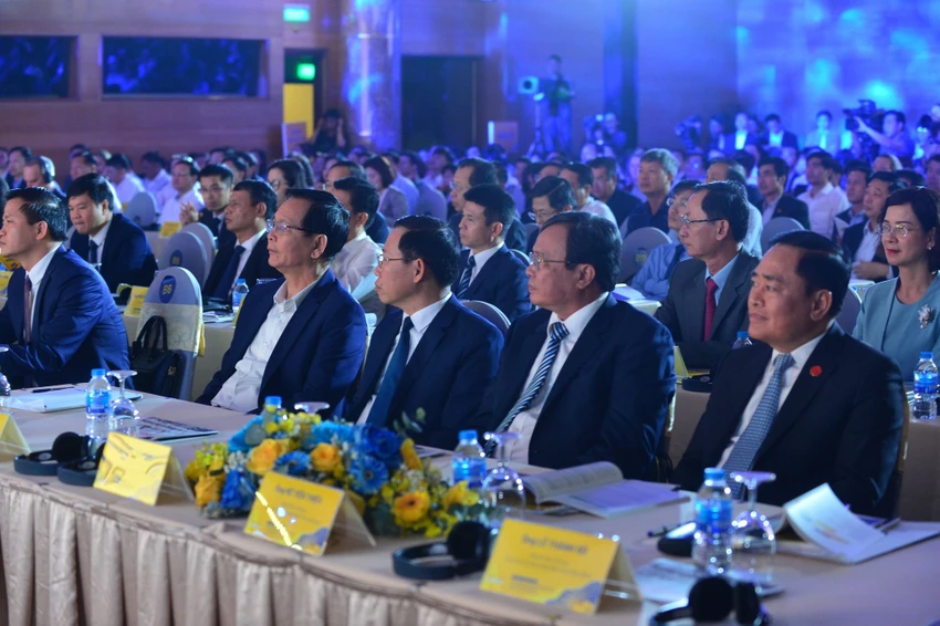 Toàn cảnh lễ công bố PCI 2022. ẢNH: CHÂN LUẬN Toàn cảnh lễ công bố PCI 2022. ẢNH: CHÂN LUẬN