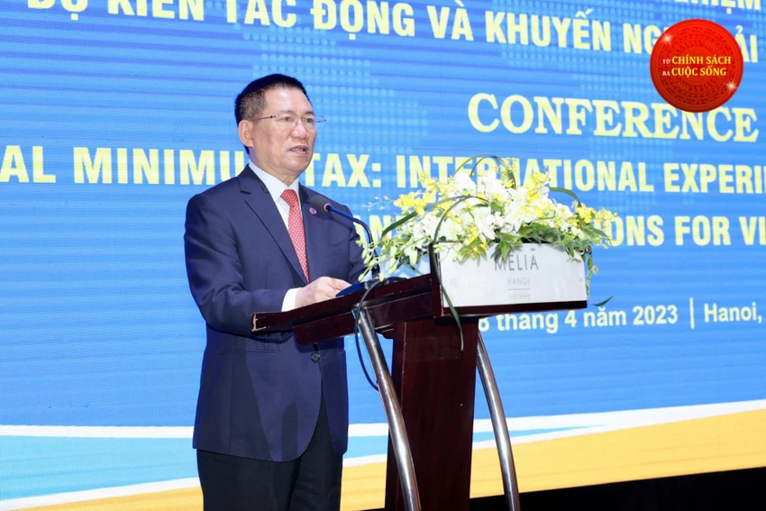 Bộ trưởng Bộ Tài chính Hồ Đức Phớc nhấn mạnh, Bộ Tài chính đang khẩn trương tiếp tục nghiên cứu, đề xuất triển khai các giải pháp ứng phó cho Việt Nam. Ảnh: BTC Bộ trưởng Bộ Tài chính Hồ Đức Phớc nhấn mạnh, Bộ Tài chính đang khẩn trương tiếp tục nghiên cứu, đề xuất triển khai các giải pháp ứng phó cho Việt Nam. Ảnh: BTC