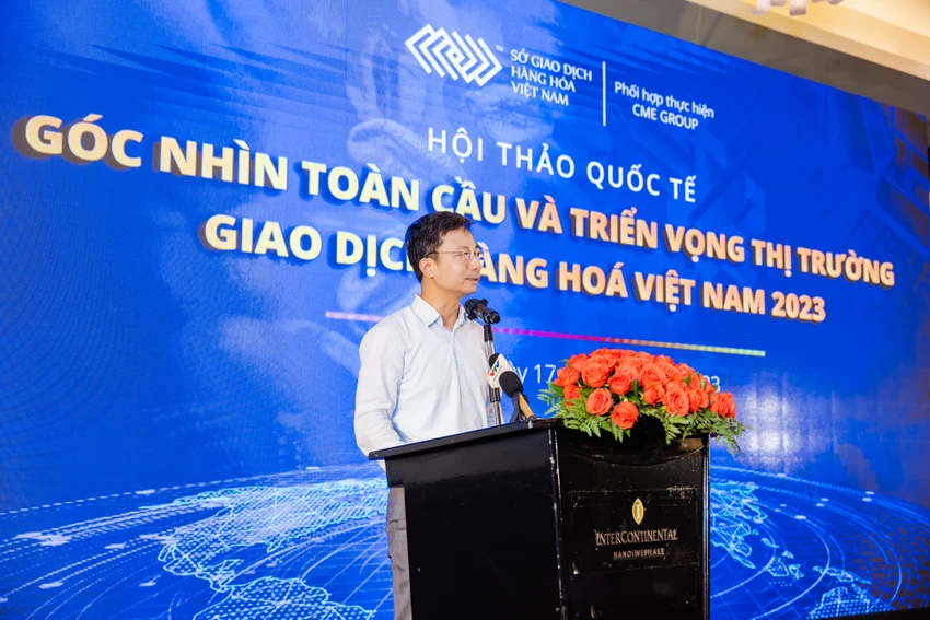 Ông Trần Duy Đông - Vụ trưởng Vụ thị trường trong nước (Bộ Công Thương) phát biểu tại hội thảo. Ảnh: M.T Ông Trần Duy Đông - Vụ trưởng Vụ thị trường trong nước (Bộ Công Thương) phát biểu tại hội thảo. Ảnh: M.T