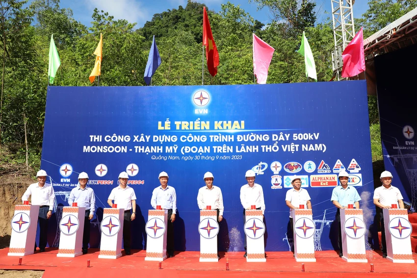 Dự án đường dây 500kV Monsoon – Thạnh Mỹ có vốn đầu tư hơn 1.100 tỉ đồng..jpeg