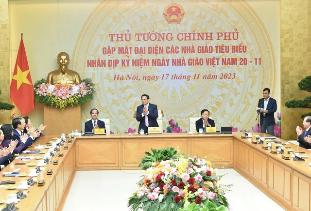 Thủ tướng gặp mặt các nhà giáo, nhân Ngày Nhà giáo Việt Nam - ẢNh- VGP:Quang Thương.jpeg