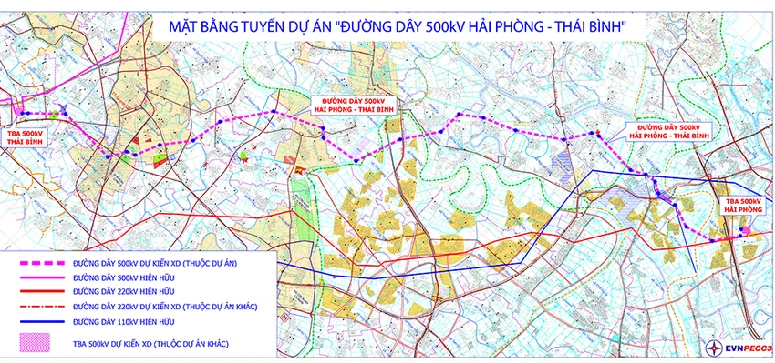 dự án đường dây 500kV Hải Phòng - Thái Bình
